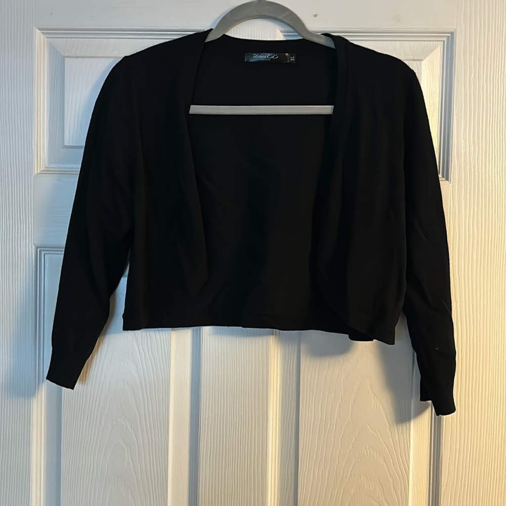 Cropped Black Sweater